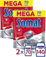 SOMAT All in One Extra 2× 70 ks - Tablety do umývačky