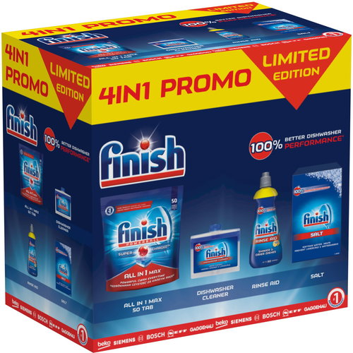 FINISH 4 az 1-ben Promo pack Fő fotó FINISH 4 az 1-ben Promo pack - Drogéria szett - Fő fotó
