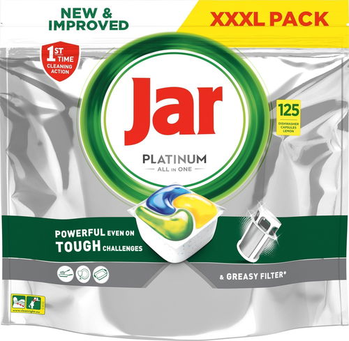 JAR Platinum Lemon XXL 125 ks - Tablety do myčky - Hlavní obrázek