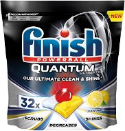 FINISH Quantum Ultimate Lemon Sparkle 32 Pcs - Dishwasher Tablets