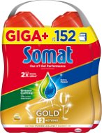 SOMAT Gold Gel Anti-Greassel 2× 1.37l (152 Doses) - Dishwasher Gel