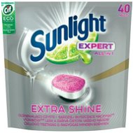 SUNLIGHT All in One Extra Shine 40 Pcs - Eco-Friendly Dishwasher Tablets