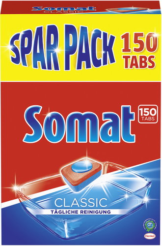 SOMAT Classic 150 Pcs Main image SOMAT Classic 150 Pcs - Dishwasher Tablets - Main image