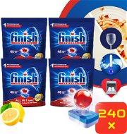 FINISH All-in-1 Max Lemon 240 db - Mosogatógép tabletta