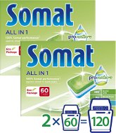 Somat All in 1 ProNature ekologické tablety do umývačky 2× 60 ks - Ekologické tablety do umývačky