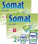 SOMAT All-in-1 ProNature Eco-Friendly Dishwasher Tablets 2× 60 pcs - Eco-Friendly Dishwasher Tablets