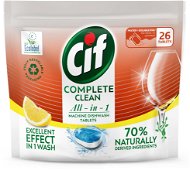 CIF All in 1 Lemon 70% Naturally 26 pcs - Eco-Friendly Dishwasher Tablets