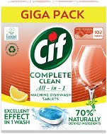 CIF All in 1 Lemon 70% Naturally 102 Pcs - Eco-Friendly Dishwasher Tablets