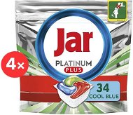 JAR Platinum Plus Cool Blue 4× 34 ks - Tablety do umývačky