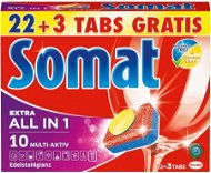 SOMAT Tabs, All in 1, Extra, 25 ks - Tablety do umývačky