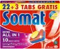 Tablety do myčky SOMAT Tabs All in 1 Extra 25 ks - Tablety do myčky