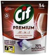CIF Premium Clean All in 1 Regular kapsuly do umývačky 34 ks - Tablety do umývačky