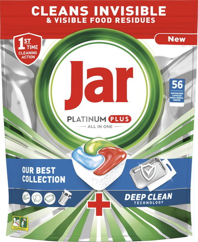 JAR Platinum Plus Deep Clean 56 pcs - Dishwasher Tablets - Main image