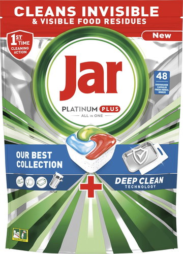 JAR Platinum Plus Deep clean 48 pcs - Dishwasher Tablets - Main image
