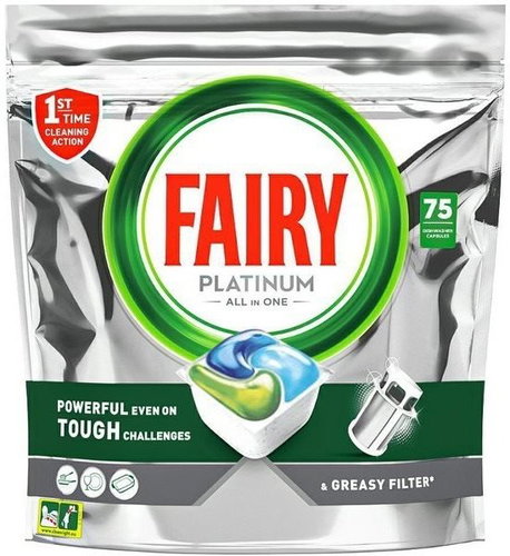 FAIRY Platinum 75 pcs - Dishwasher Tablets - Main image