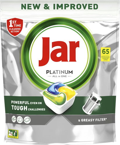JAR Platinum Lemon 65 db - Mosogatógép tabletta - Fő fotó