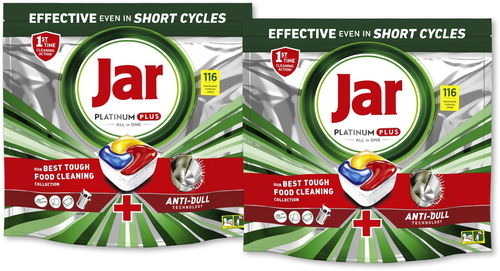 JAR Platinum Plus Anti-Dull 2× 116 ks - Tablety do myčky - Hlavní obrázek