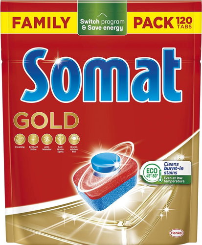 SOMAT Gold 120 pcs - Dishwasher Tablets - Main image