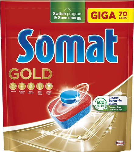 SOMAT Gold 70 ks - Dishwasher Tablets - Main image