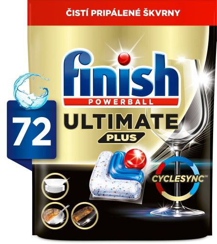Finish Ultimate Plus All in 1, 72 ks - Tablety do umývačky - Hlavný obrázok