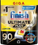 Finish Ultimate Plus All in 1 Lemon, 90 pcs - Dishwasher Tablets