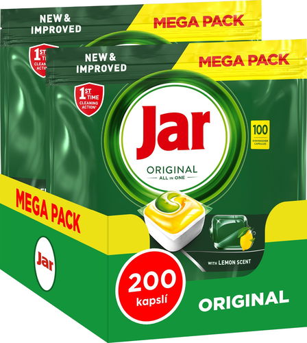 JAR Original Lemon 200 ks - Tablety do myčky - Hlavní obrázek