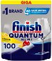 Tablety do umývačky FINISH Quantum All in 1 Lemon Sparkle 100 ks - Tablety do myčky