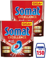 SOMAT Excellence 4v1, 150 ks - Tablety do myčky