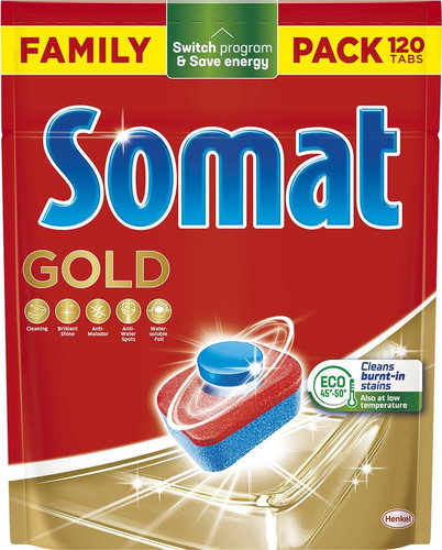 SOMAT Gold 120 pcs - Dishwasher Tablets - Main image