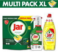 JAR Original Lemon 116 pcs + Extra+ Citrus 650 ml + Power spray 500 ml - Kit