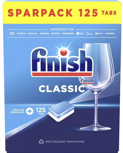 FINISH Classic 125 ks - Dishwasher Tablets - Main image