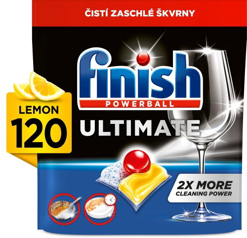 FINISH Ultimate All in 1 Lemon Sparkle 120 ks - Tablety do umývačky - Hlavný obrázok