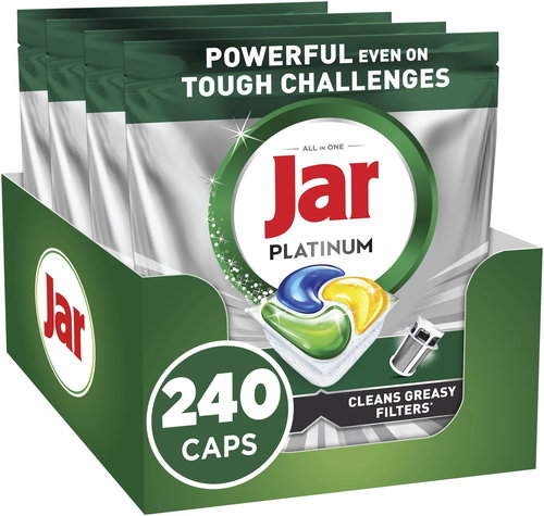 JAR Platinum Lemon 240 darab - Mosogatógép tabletta - Fő fotó