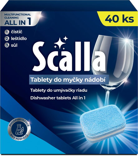 SCALLA Dishwasher tablets 40 pcs - Dishwasher Tablets - Main image