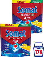 SOMAT 3in1 Lemon 176 pcs - Dishwasher Tablets