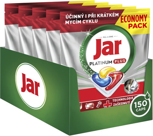 JAR Platinum Plus Lemon 150 pcs - Dishwasher Tablets - Main image