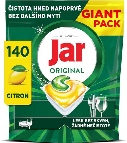 JAR Original Lemon 140 pcs - Dishwasher Tablets - Main image
