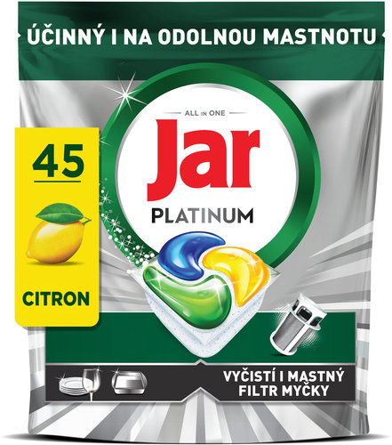 JAR Platinum Lemon 45 pcs - Dishwasher Tablets - Main image