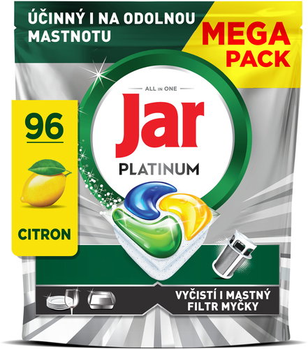 JAR Platinum Lemon 96 pcs - Dishwasher Tablets - Main image