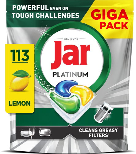 JAR Platinum Lemon 113 pcs - Dishwasher Tablets - Main image