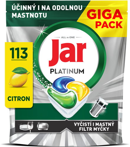 JAR Platinum Lemon 113 pcs - Dishwasher Tablets - Main image