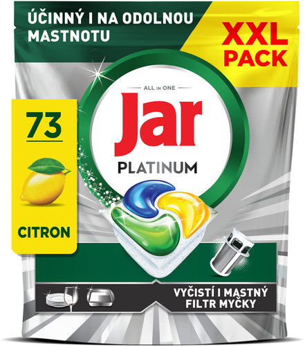 JAR Platinum Lemon 73 pcs - Dishwasher Tablets - Main image