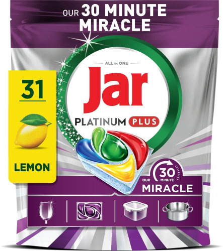 JAR Platinum Plus 30 Minute Miracle 31 pcs - Dishwasher Tablets - Main image