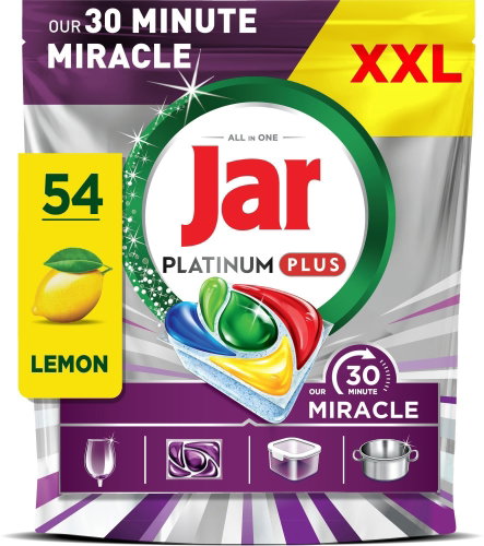 JAR Platinum Plus 30 Minute Miracle 54 pcs - Dishwasher Tablets - Main image