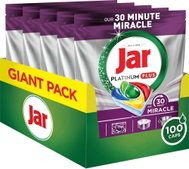 JAR Platinum Plus 30 Minute Miracle 100 pcs - Dishwasher Tablets