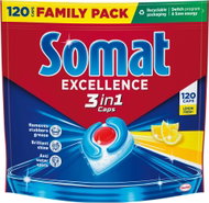 SOMAT Excellence 3in1 Lemon 120 ks - Dishwasher Tablets