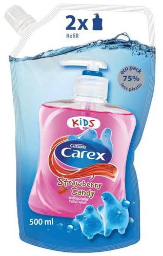 Carex Strawberry - 500 ml - Liquid Soap - Main image