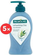 PALMOLIVE Refreshing Clay Eucalyptus Hand Soap 5 × 250 ml - Folyékony szappan