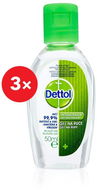 DETTOL Antibakteriálny gél na ruky 3×  50 ml - Antibakteriálny gél