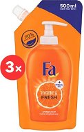 FA Hygiene & Fresh Orange 3 × 500 ml - Liquid Soap